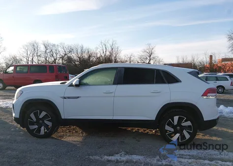 2025 Volkswagen Atlas Cross Sport 2.0T Se W/Technology z USA, uszkodzony, nr VIN 1V2HE2CAXSC227877